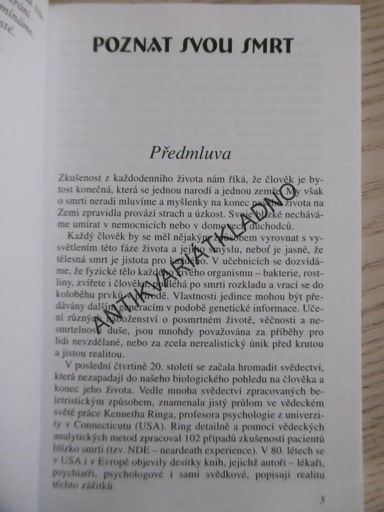 BOJÍTE SE SMRTI?, EVA PAVLATOVÁ, **an