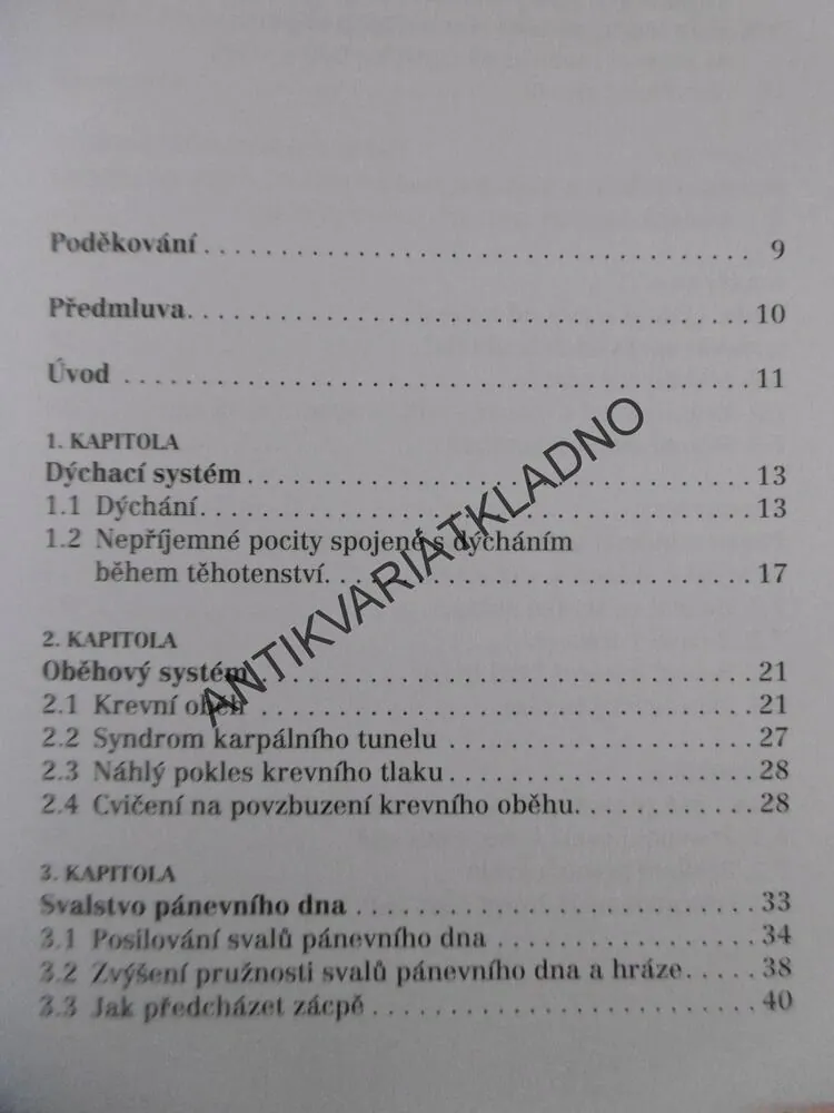 CVIČÍME V TĚHOTENSTVÍ, CHANTALE DUMOULIN, **an