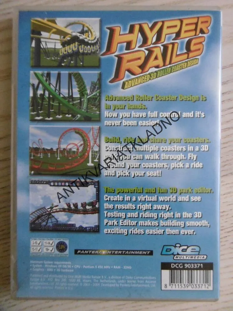 HYPER RAILS, HORSKÉ DRÁHY, PC HRA