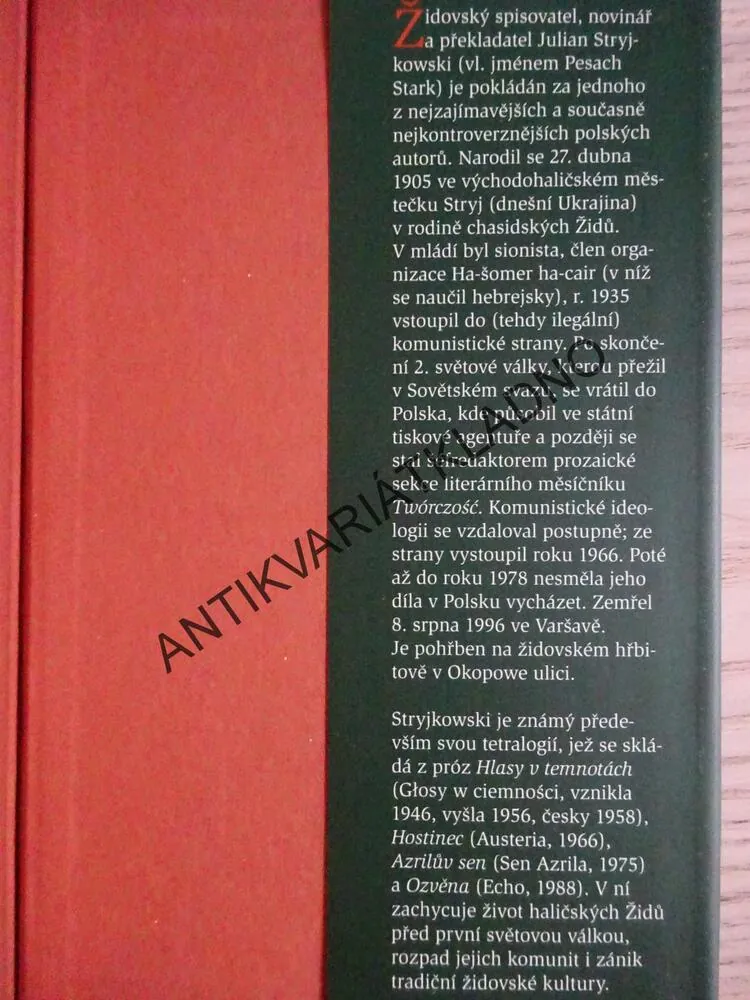 HOSTINEC /AUSTERIA/, JULIAN STRYJKOWSKI, **an
