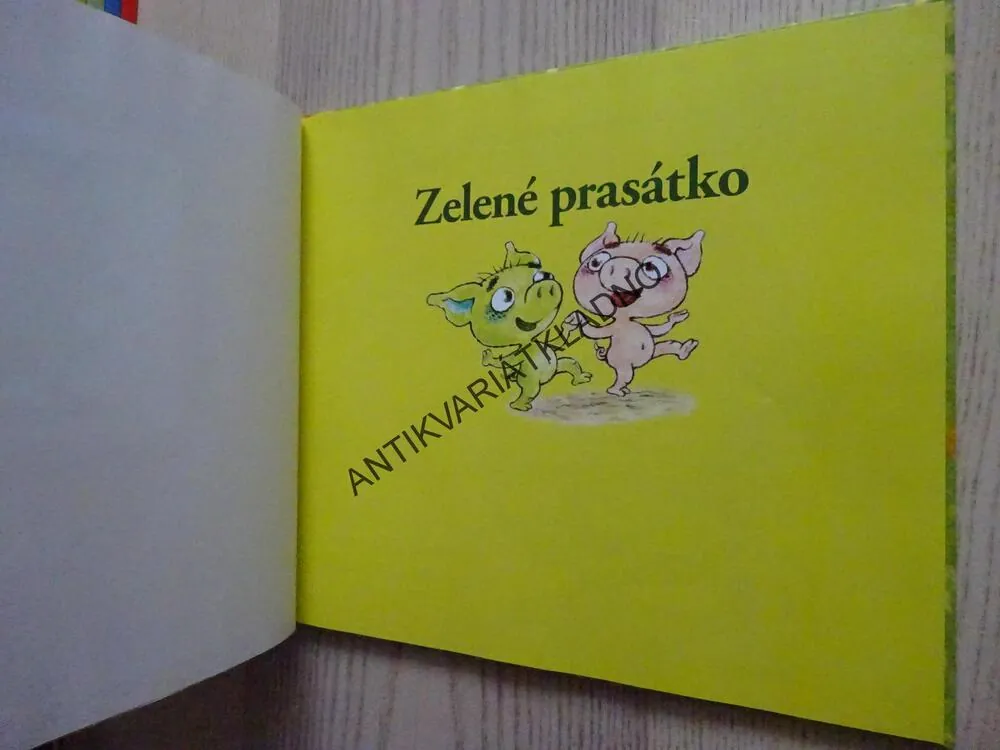ZELENÉ PRASÁTKO, THE GREEN PIGGY, LE PORCELET VERT, LADISLAVA PECHOVÁ, **an