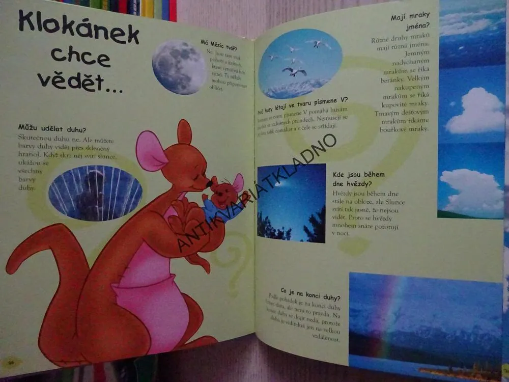 MOJE PRVNÍ KNIHA NEBE S MEDVÍDKEM PÚ A JEHO PŘÁTELI, MEDVÍDEK PÚ, WALT DISNEY, **an
