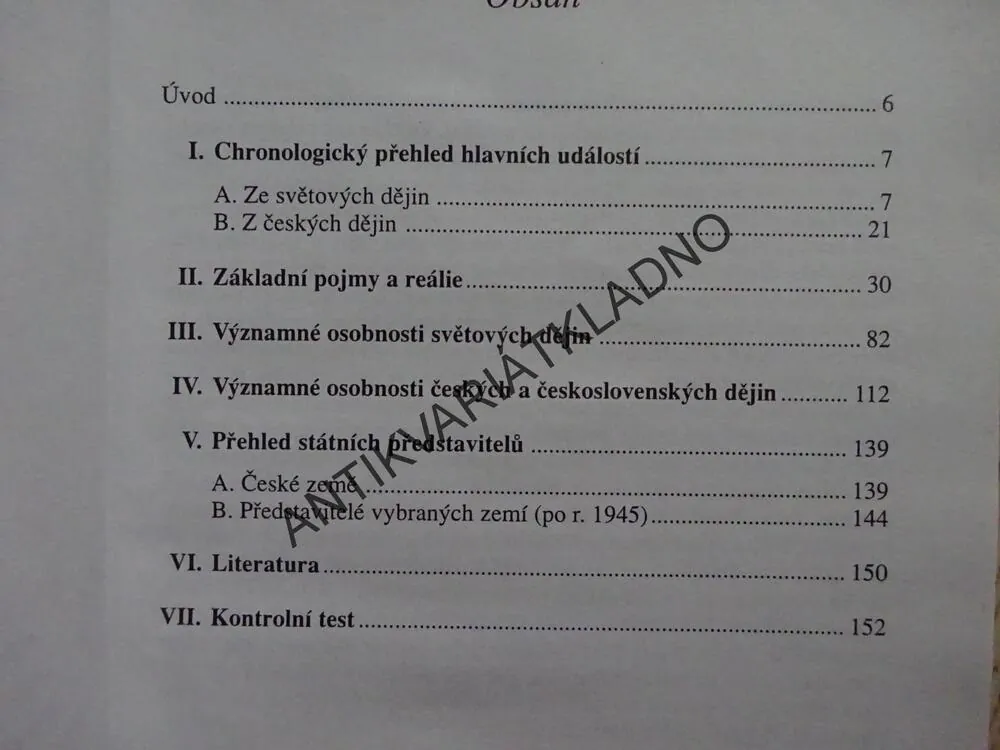 PŘIJÍMACÍ ZKOUŠKY Z DĚJEPISU NA VYSOKÉ ŠKOLY