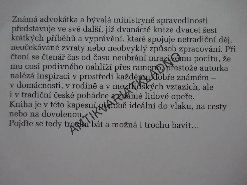 PODIVNÉ POVÍDKY, DANIELA KOVÁŘOVÁ, **an