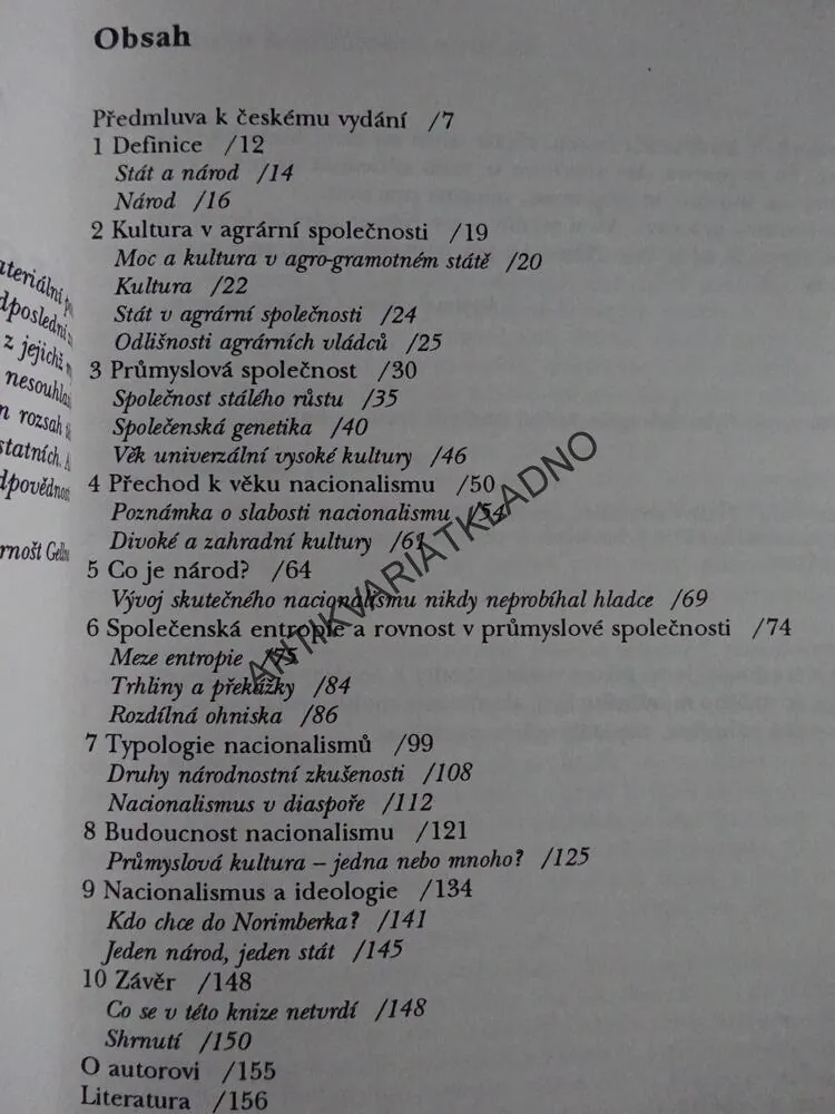 NÁRODY A NACIONALISMUS, ARNOŠT GELLNER, 2. VYDÁNÍ, **an