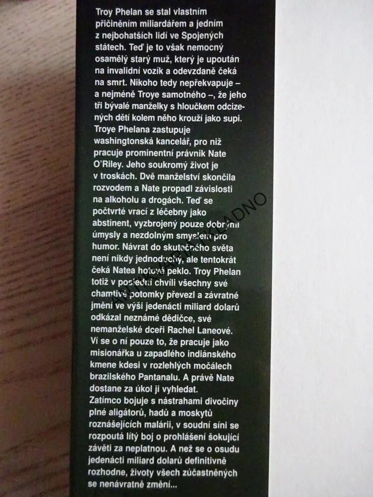 POSLEDNÍ VŮLE, JOHN GRISHAM, **an