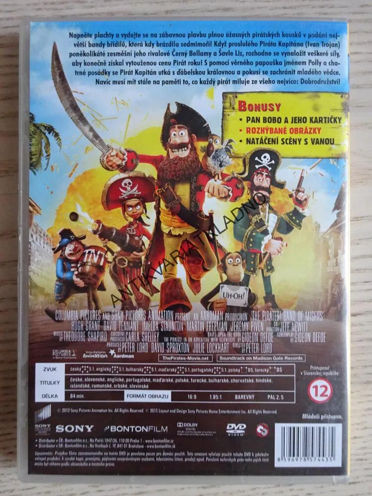 PIRÁTI!, DVD FILM 