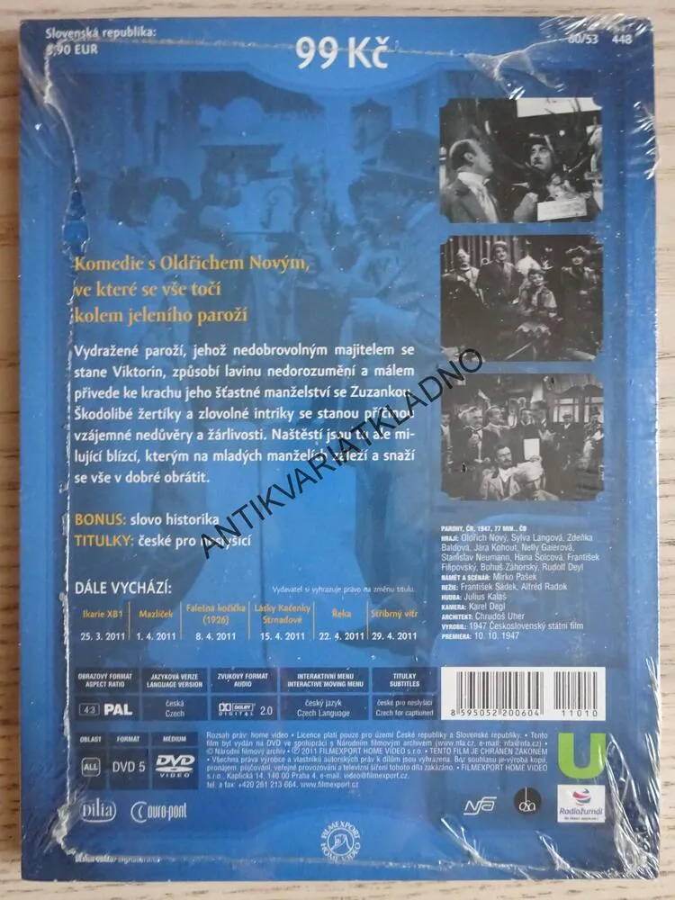 PAROHY, DVD FILM 
