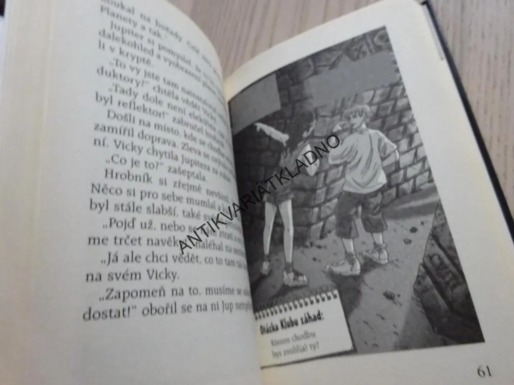 KLUB ZÁHAD, MUŽ S LEDOVÝMA OČIMA, CHYBÍ LUPA, THOMAS BREZINA, **an