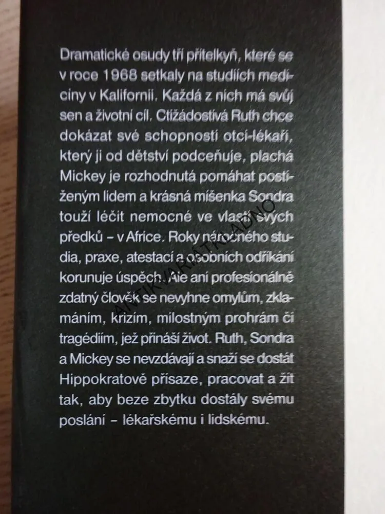 HIPPOKRATOVA PŘÍSAHA, BARBARA WOODOVÁ, **an