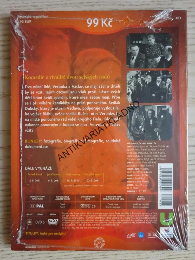 NAŠI FURIANTI, DVD FILM
