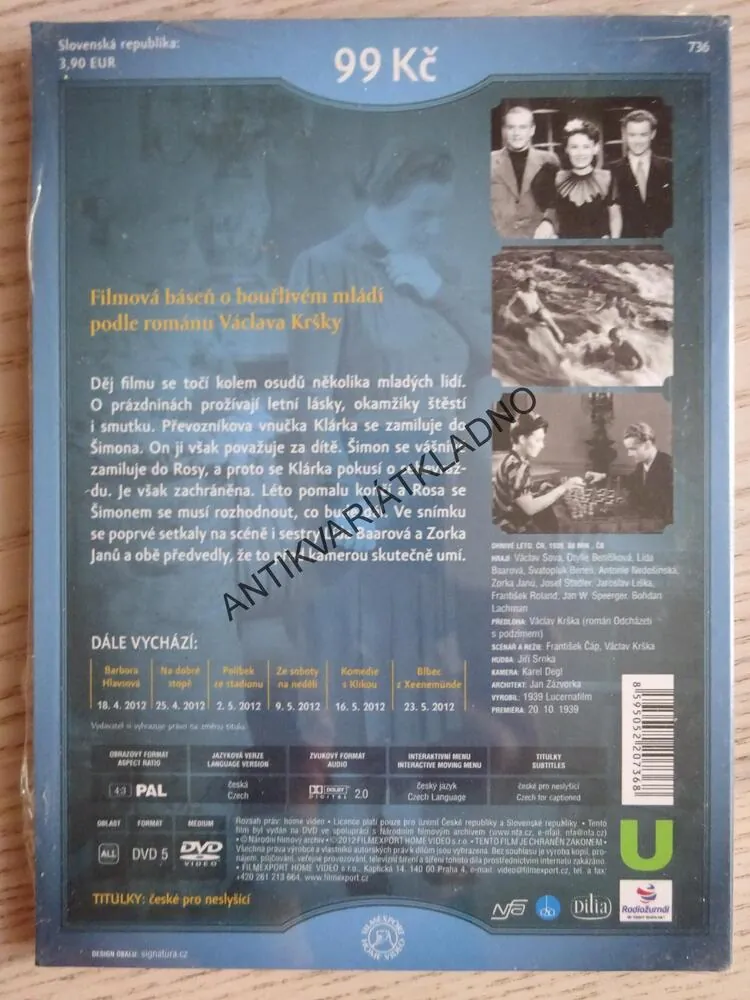 OHNIVÉ LÉTO, DVD FILM 