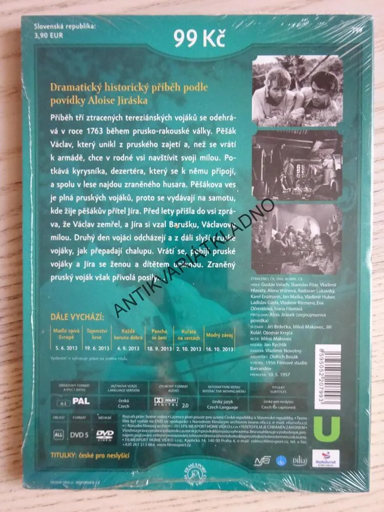 ZTRACENCI, DVD FILM 