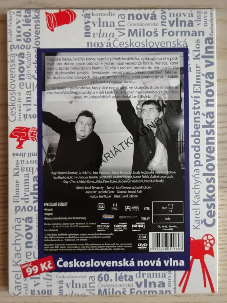 FARÁŘŮV KONEC, DVD FILM 