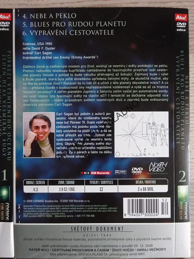COSMOS 1-4, DVD FILM DOKUMENT