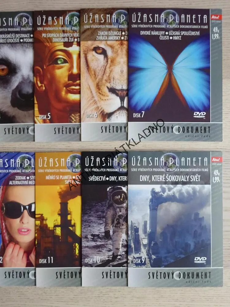 ÚŽASNÁ PLANETA 1-15, DVD FILM DOKUMENT