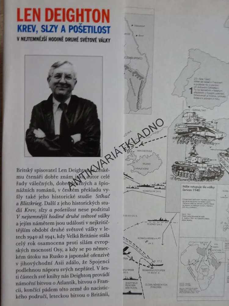 KREV, SLZY A POŠETILOST V NEJTEMNĚJŠÍ HODINĚ DRUHÉ SVĚTOVÉ VÁLKY, LEN DEIGHTON, **an