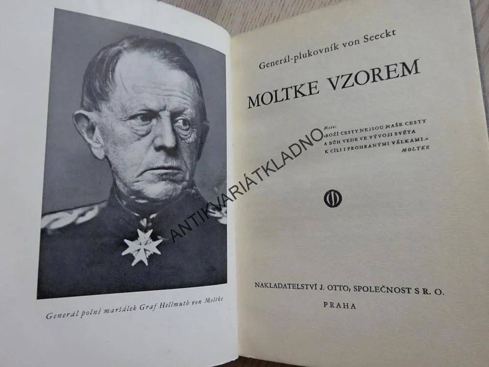 MOLTKE VZOREM, V. SEECKT, **an