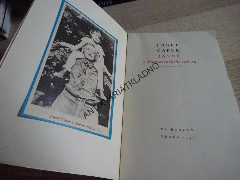 BÁSNĚ Z KONCENTRAČNÍHO, JOSEF ČAPEK, **an