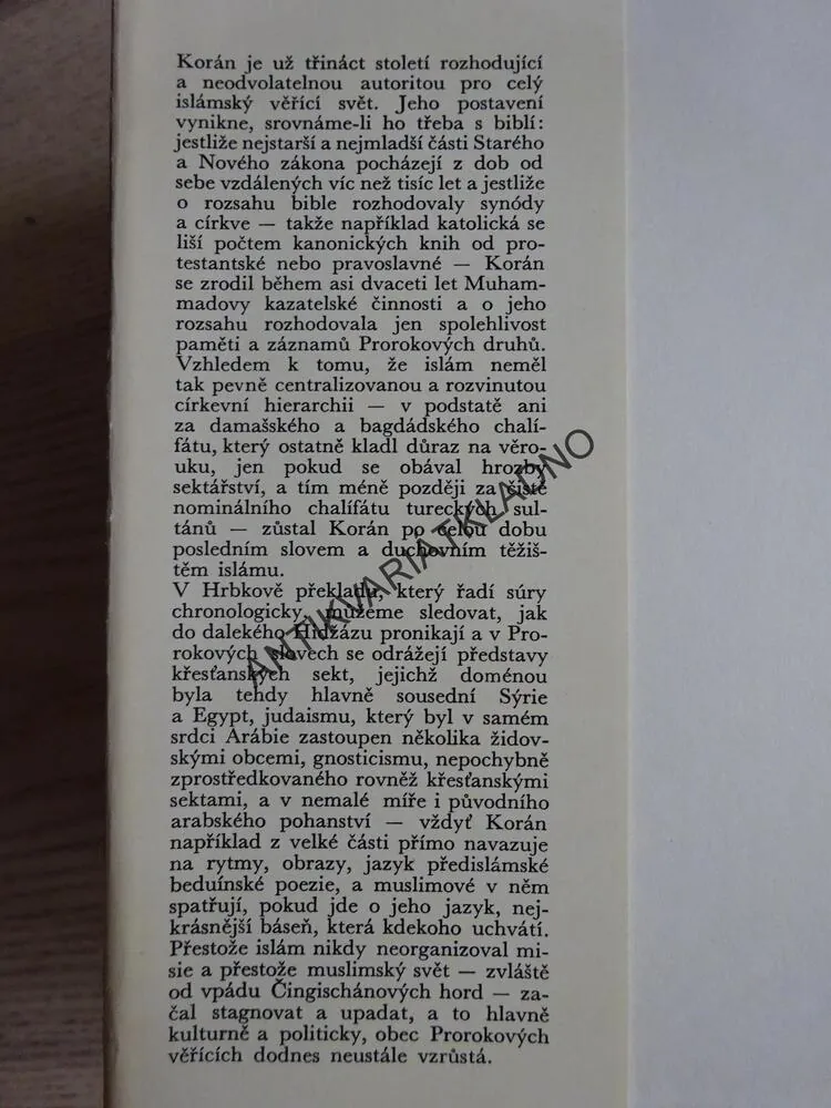 KORÁN, NÁBOŽENSTVÍ, ISLÁM, **an