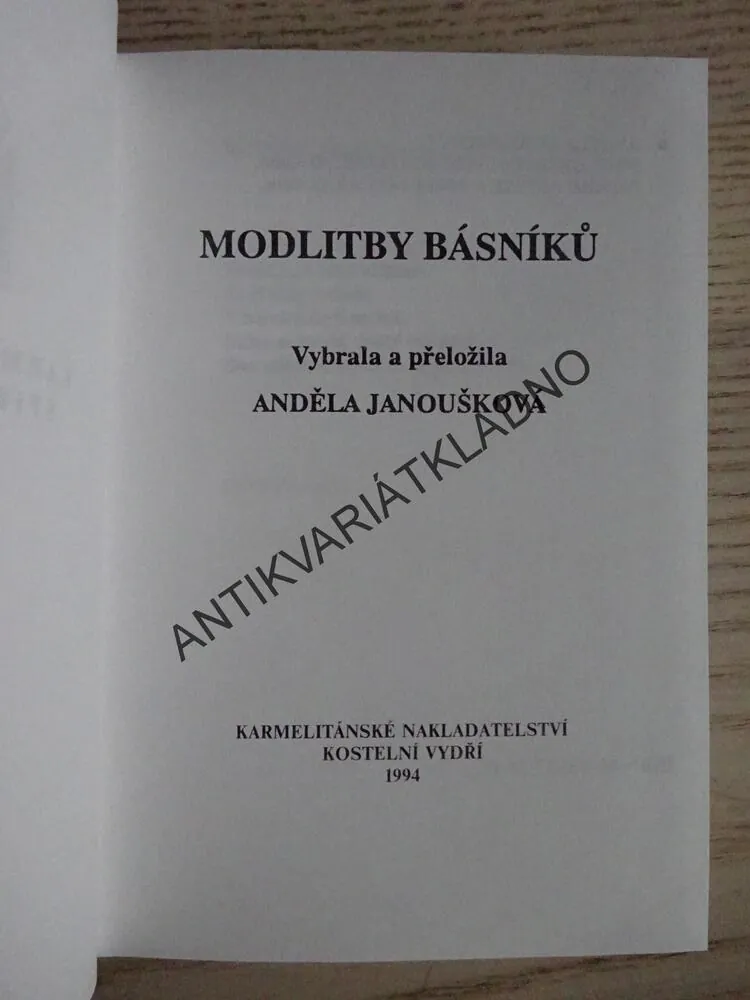 MOTLITBY BÁSNÍKŮ, **an