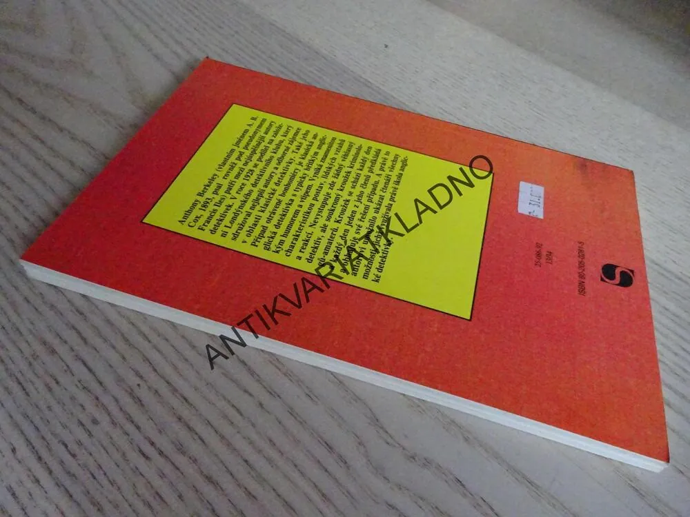 PŘÍPAD OTRÁVENÉ BONBONIÉRY, ANTHONY BERKELEY, **an