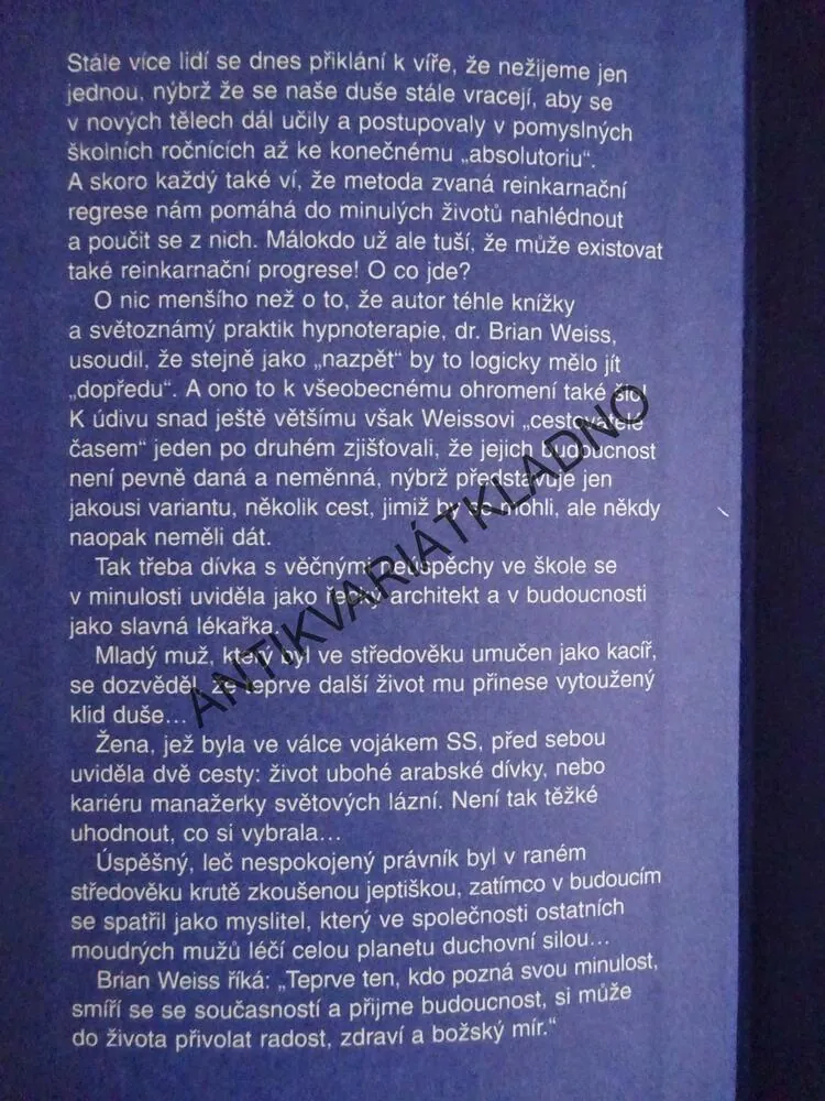 JEDNA DUŠE MNOHO TĚL, BRIAN L.WEISS, **an