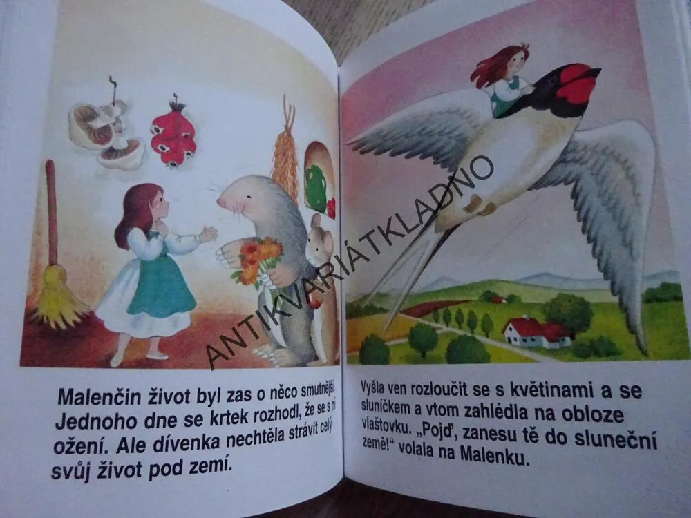 SNĚHURKA A SEDM TRPASLÍKŮ, ZLATUŠKA A TŘI MEDVĚDI, HONBA ZA POKLADEM, MALENKA, MINIPOHÁDKY, **an