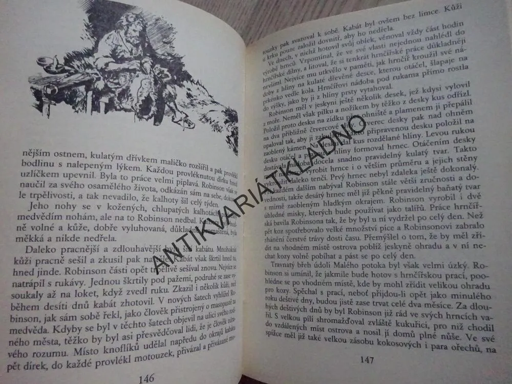 ROBINSON CRUSOE, DANIEL DEFOE, J. V. PLEVA, **an