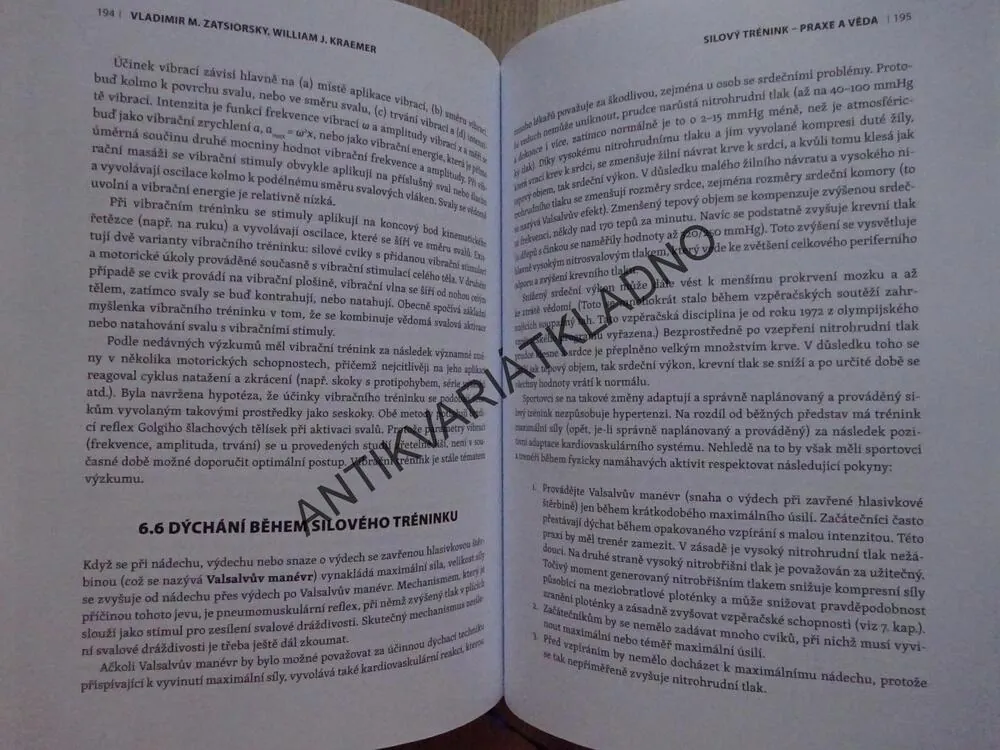 SILOVÝ TRÉNINK. PRAXE A VĚDA, ZATSIORSKY, KRAEMER, **an