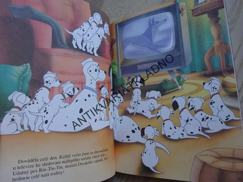 101 DALMATINŮ, WALT DISNEY, **an
