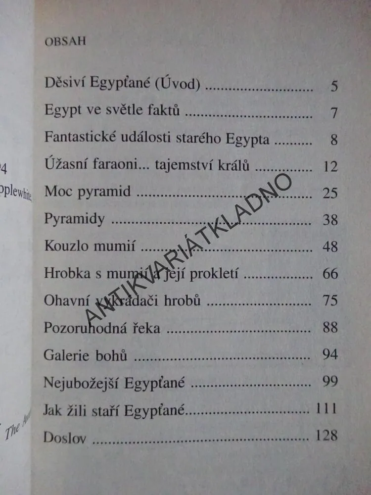 STRAŠLIVÍ EGYPŤANÉ, TERRY DEARY, MARTIN BROWN, **an