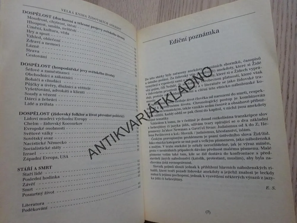 VELKÁ KNIHA ŽIDOVSKÝCH ANEKDOT, EDUARD SVĚTLÍK, **an