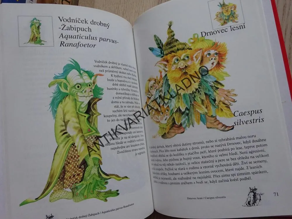 LEXIKON OHROŽENÝCH DRUHŮ STRAŠIDEL LESNÍCH, LUČNÍCH A DOMÁCÍCH, VÍTĚZSLAVA KLIMTOVÁ, 2. DÍL, **an