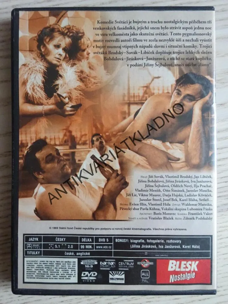 SVĚTÁCI, DVD FILM