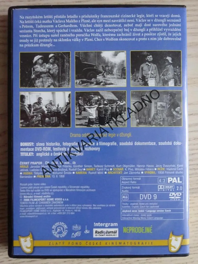 ČERNÝ PRAPOR, DVD FILM 
