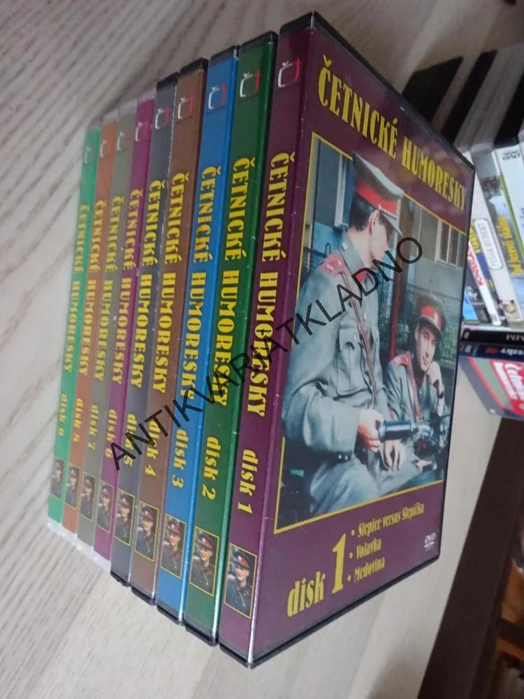 ČETNICKÉ HUMORESKY, 9 X DVD FILM