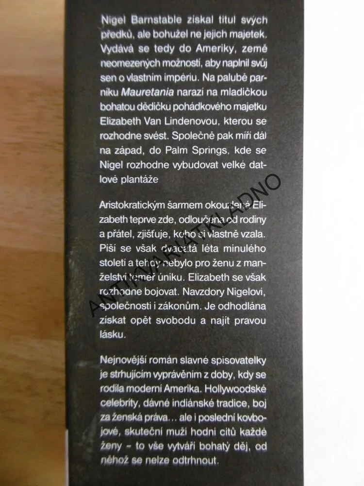 ZEMĚ ODPOLEDNÍHO SLUNCE, BARBARA WOODOVÁ, WOOD, **an