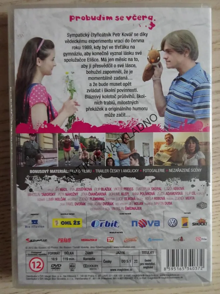 PROBUDÍM SE VČERA, DVD FILM