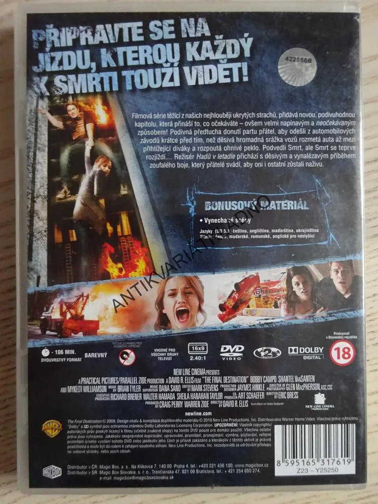NEZVRATNÝ OSUD 4, DVD FILM