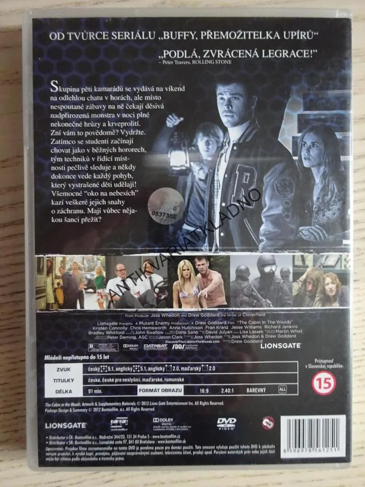 CHATA V HORÁCH, DVD FILM
