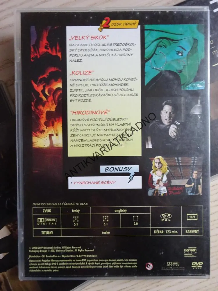 HRDINOVÉ, CELÁ PRVNÍ SÉRIE, 7 X DVD FILM