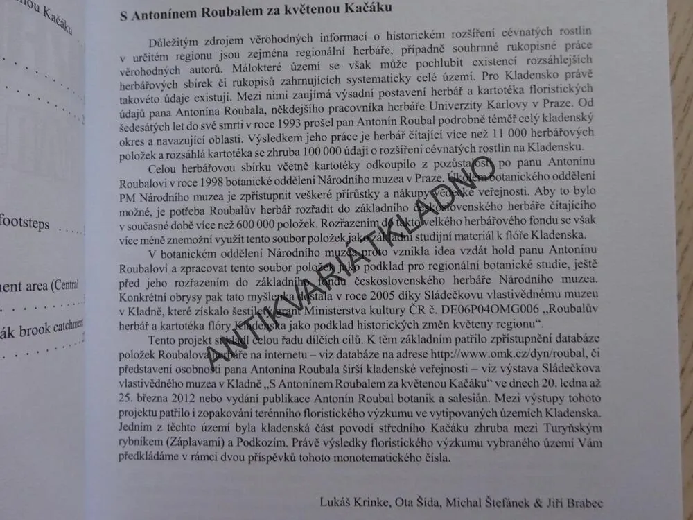 MUZEUM A SOUČASNOST, ŘADA PŘÍRODOVĚDNÁ, **an
