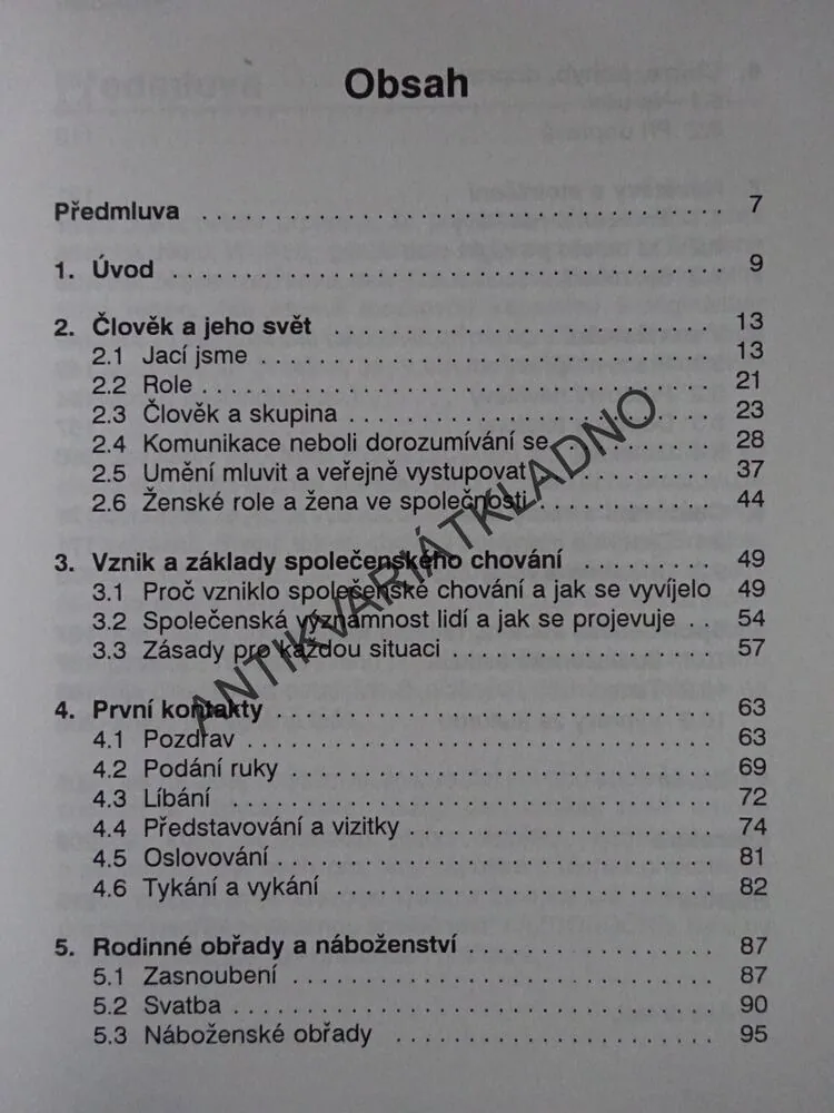 LEXIKON SPOLEČENSKÉHO CHOVÁNÍ, VLADIMÍR SMEJKAL, **an