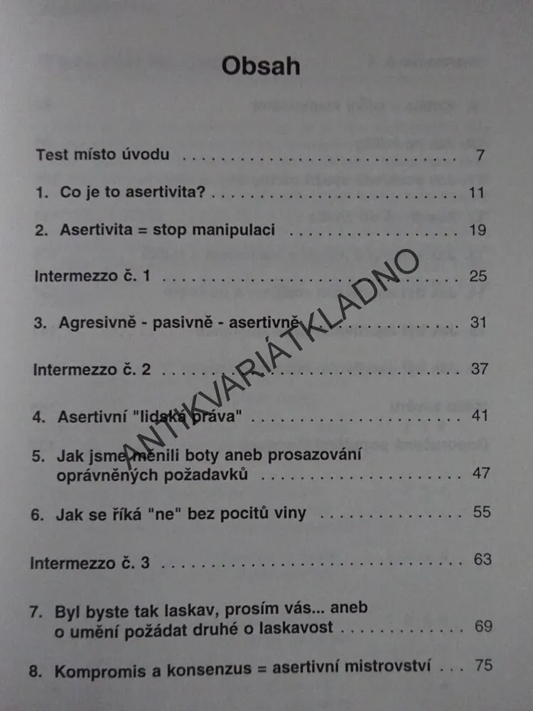 ASERTIVNĚ DO ŽIVOTA, NOVÁK, CAPPONI, **an