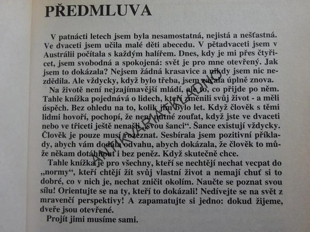 ZAČÍNÁM ZNOVU, ŠTĚSTÍ A ÚSPĚCH NAPODRUHÉ, SUSANNA KUBELKA, **an