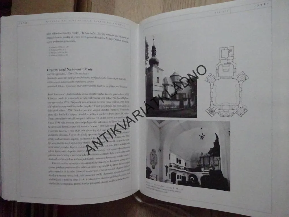 SANTINI, JAN BLAŽEJ, MOJMÍR HORYNA, ARCHITEKTURA