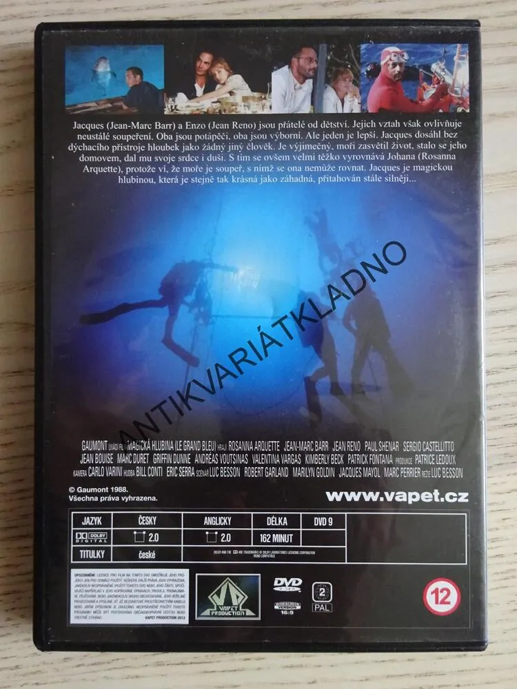 MAGICKÁ HLUBINA, DVD FILM