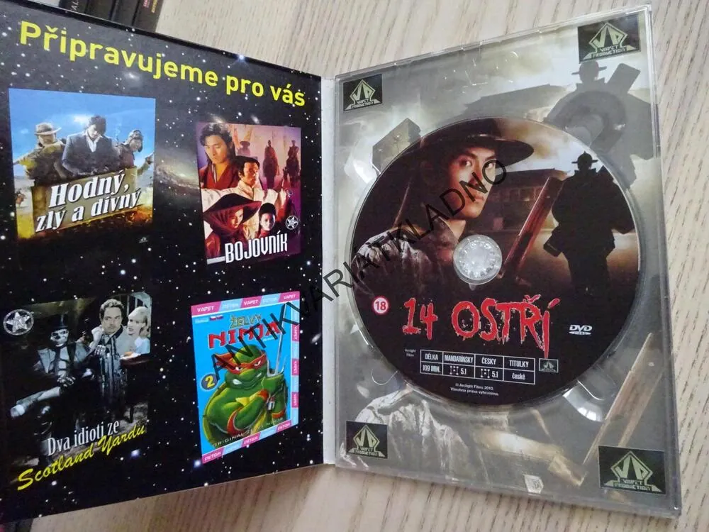 14 OSTŘÍ, DVD FILM