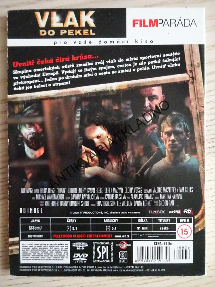 VLAK DO PEKEL, DVD FILM